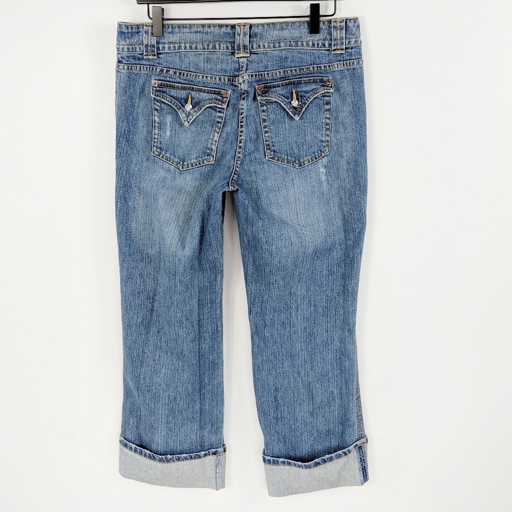 INC Distressed Cuffed Jeans - Picture 5 of 8